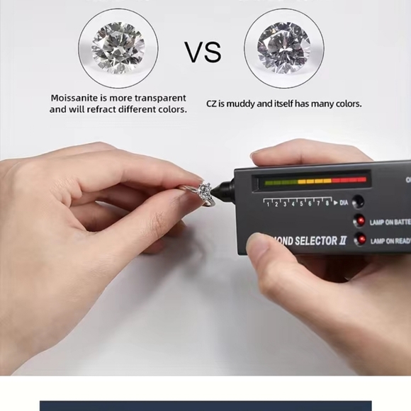 Sale CERTIFIED 2ct 100% Genuine MOISSANITE 18kGP 925 NECKLACE VVSI - Picture 10 of 11